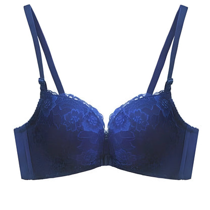 Lace Front Fastening Push-Up Bra