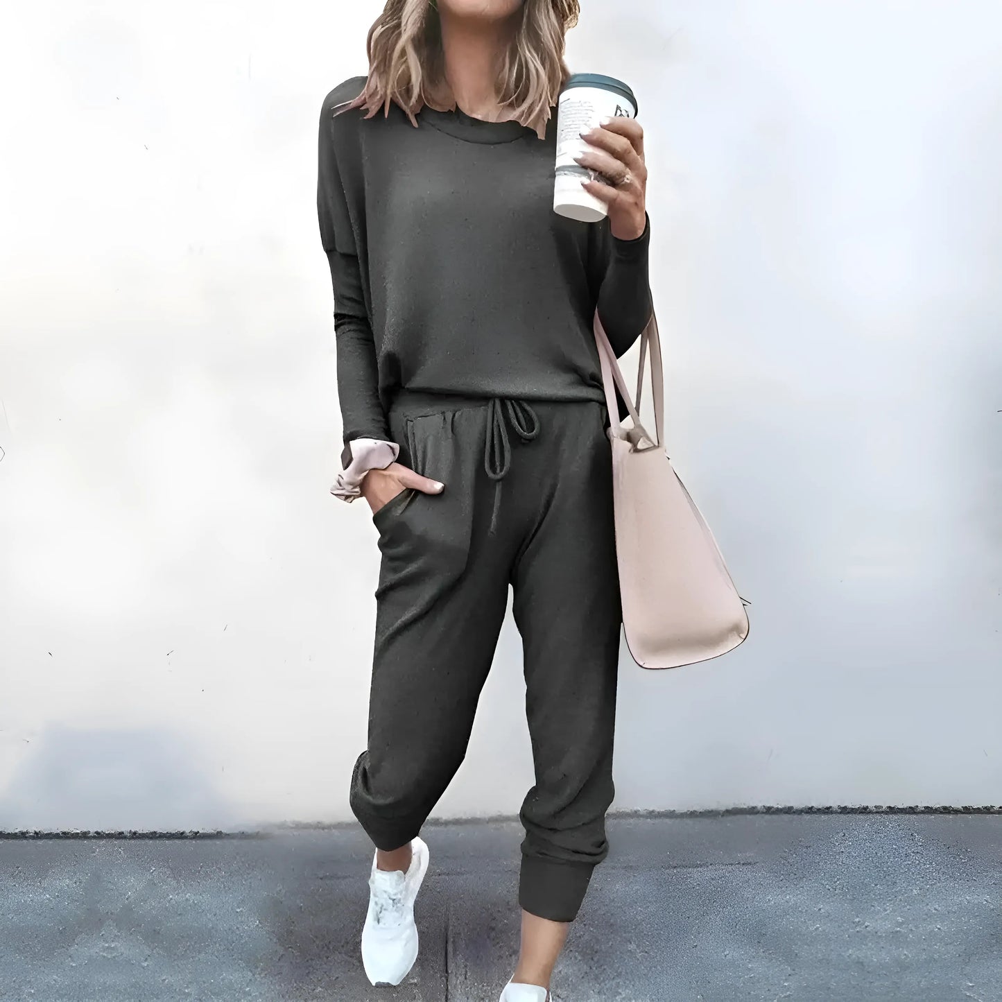 Graphite Casual Tracksuit Set