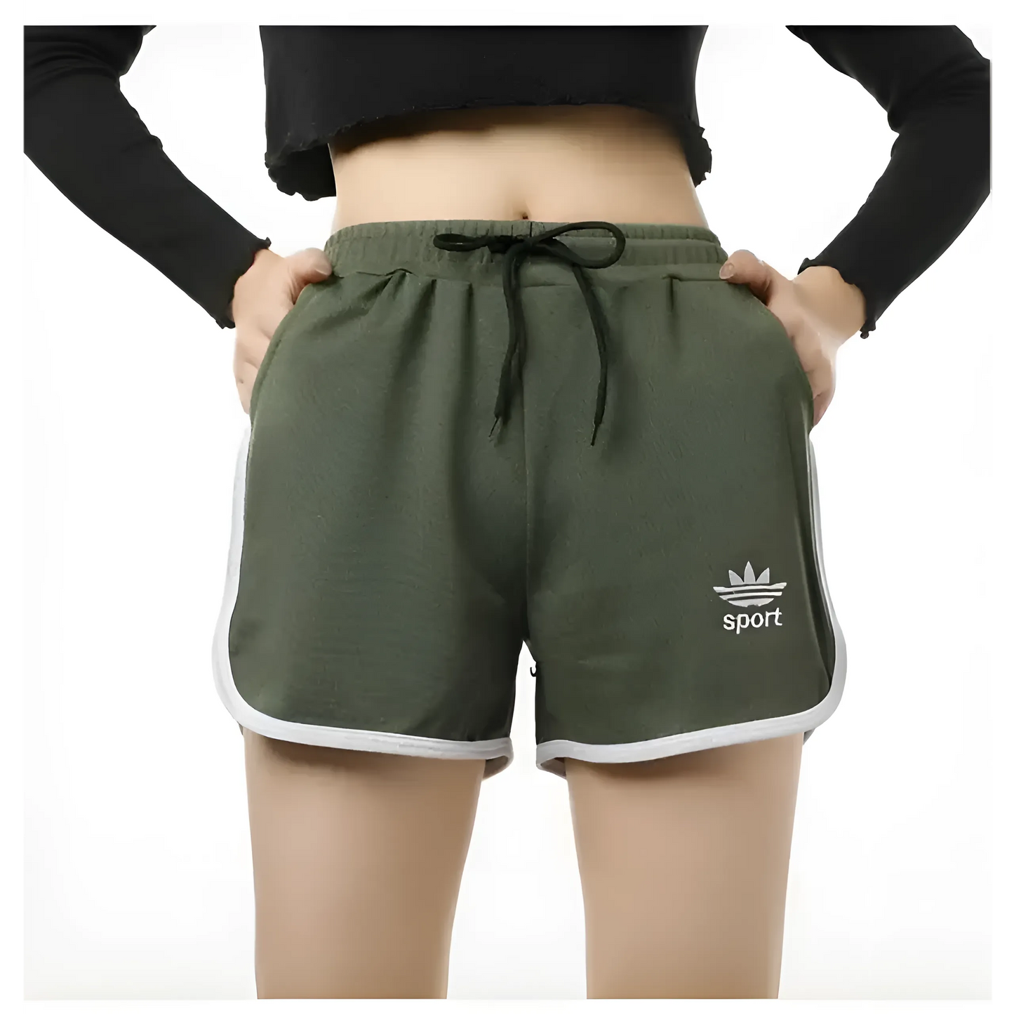 Green Classic Sports Shorts