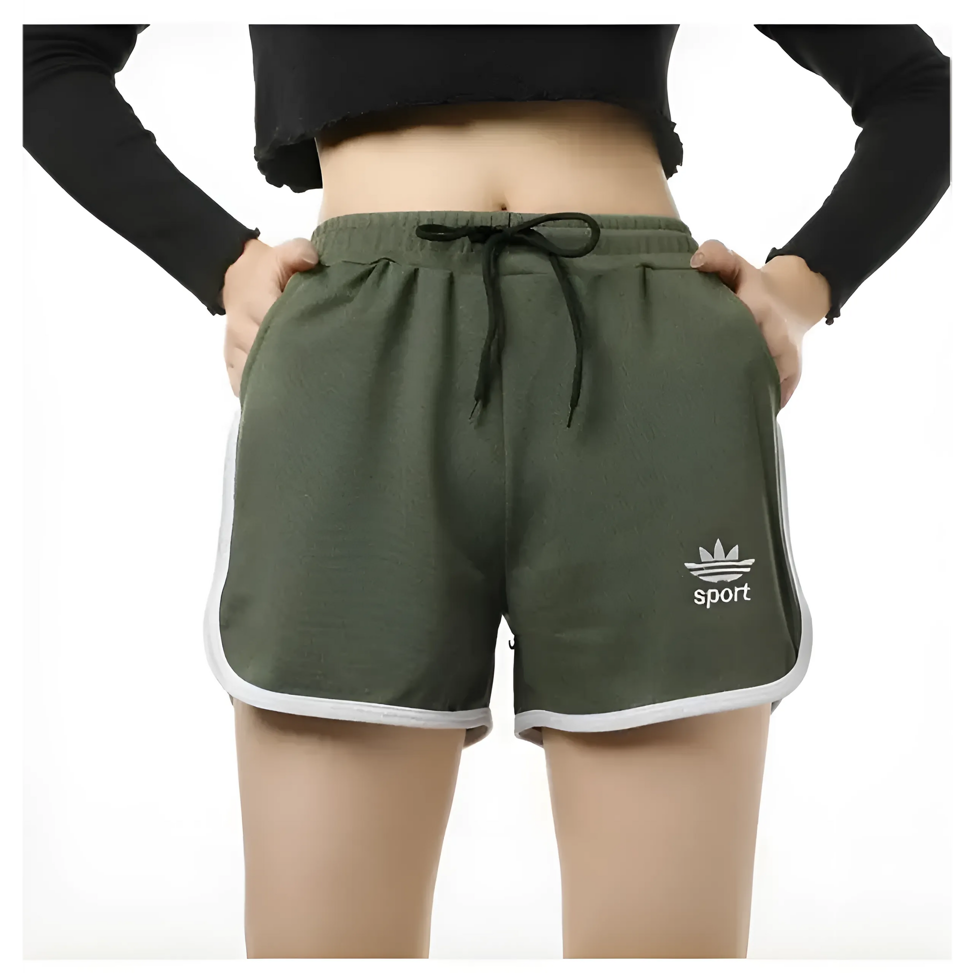 Green Classic Sports Shorts