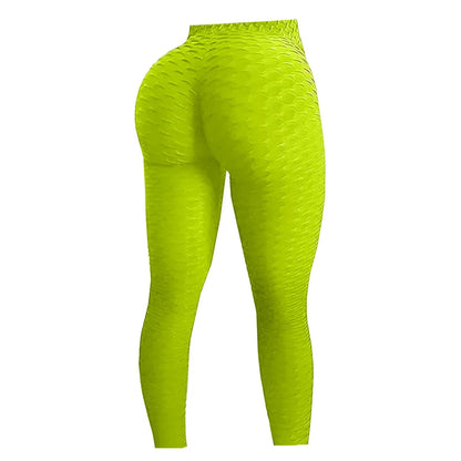 Green Push-Up Effect Sports Leggings