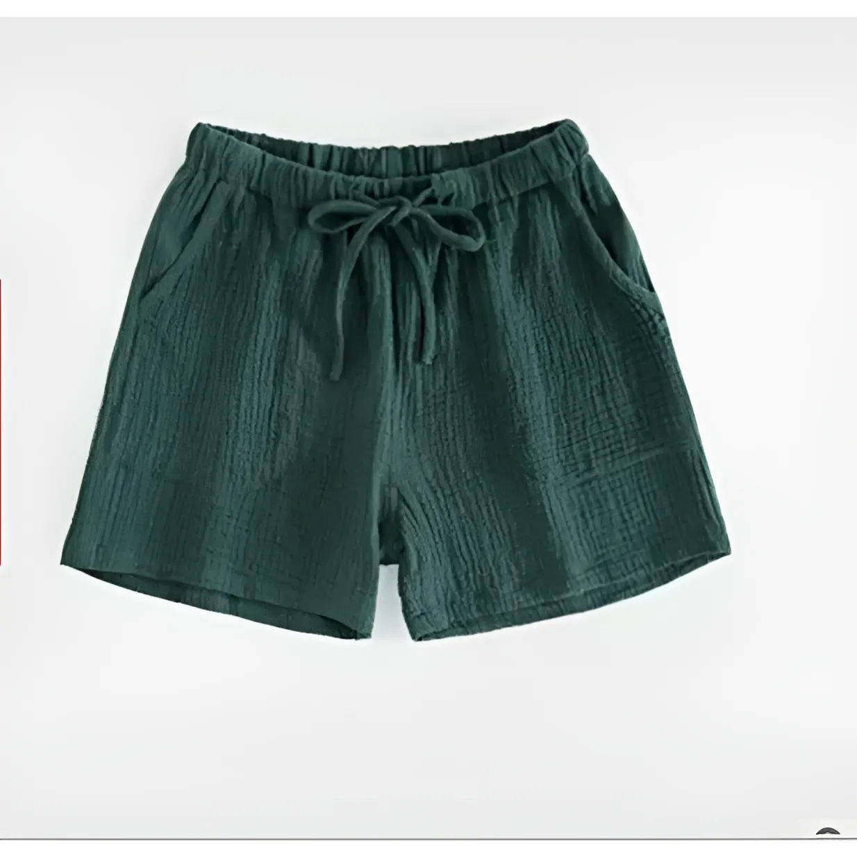 Green Tied Sleep Shorts