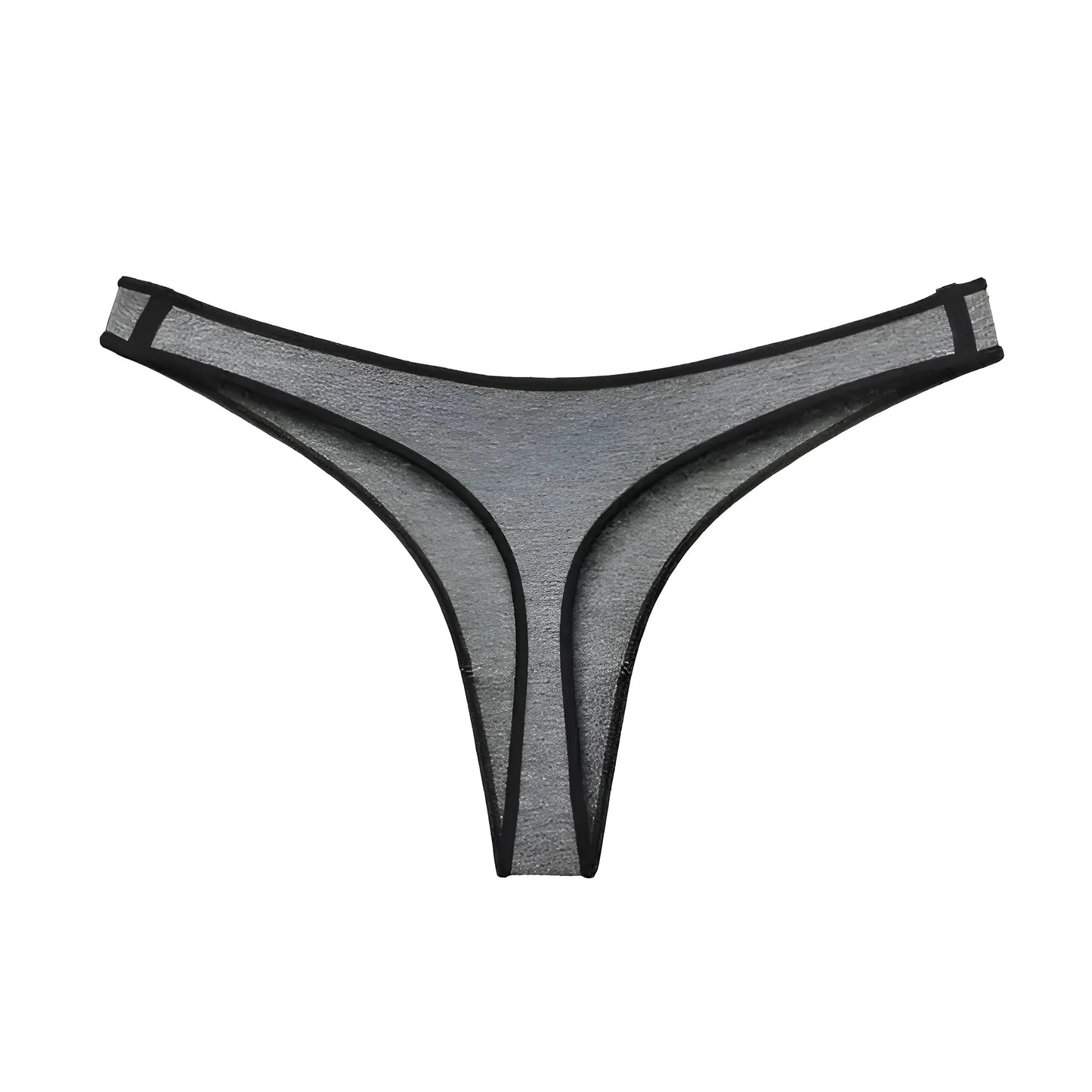 Grey-Black Classic Cotton Thongs