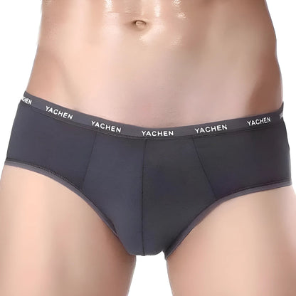 Grey Breathable Men's Briefs