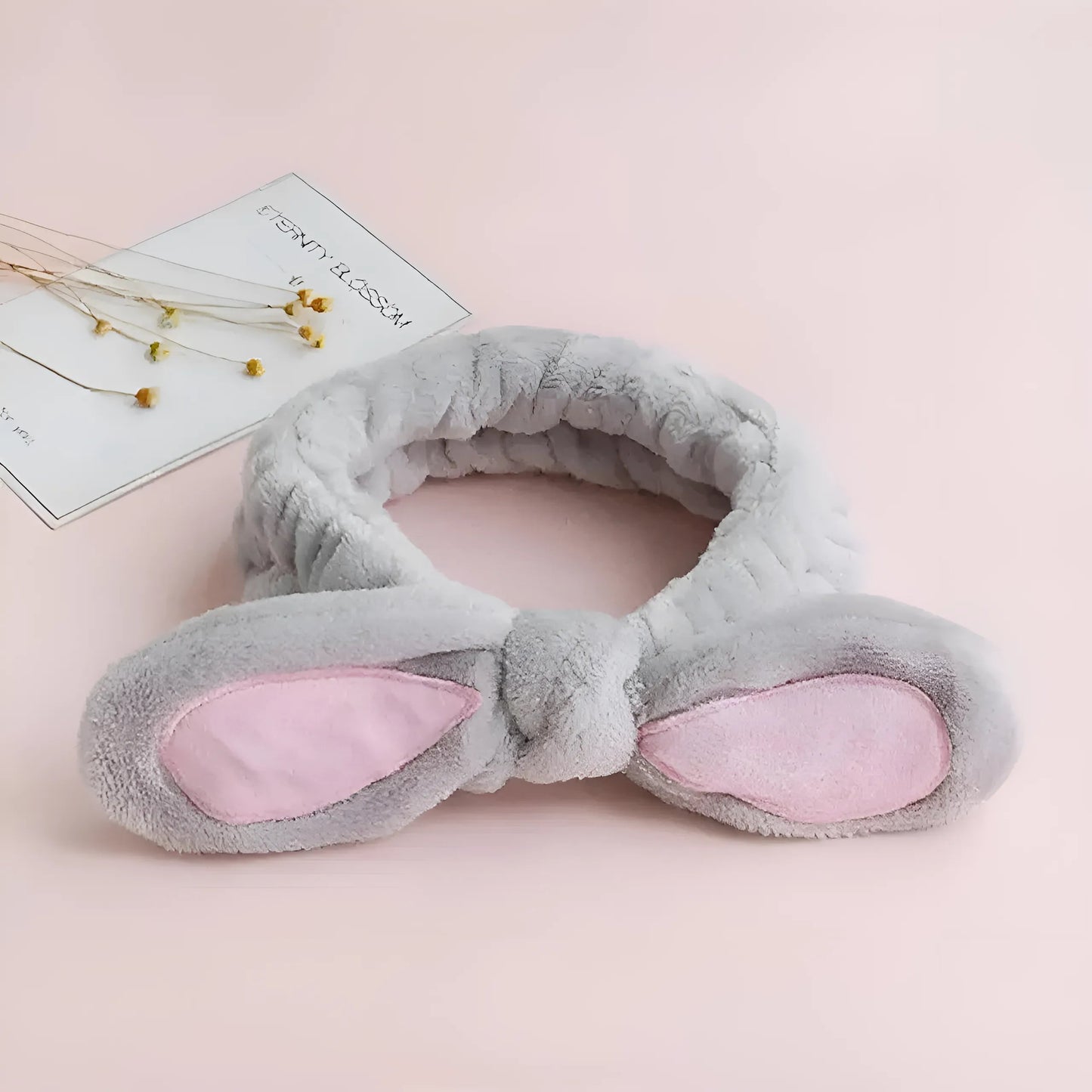 Grey Bunny Ear Headband