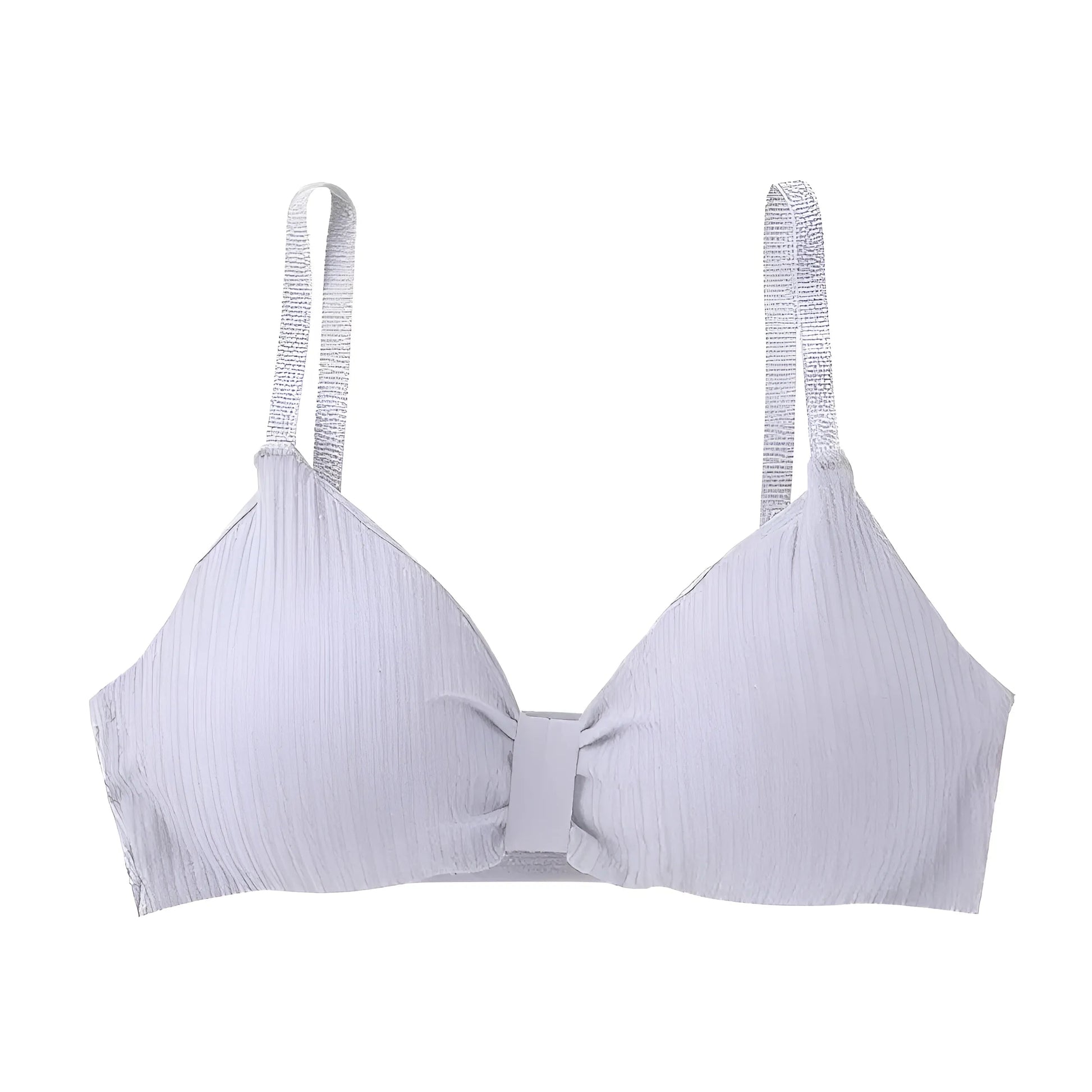 Grey Classic Push-Up Bra