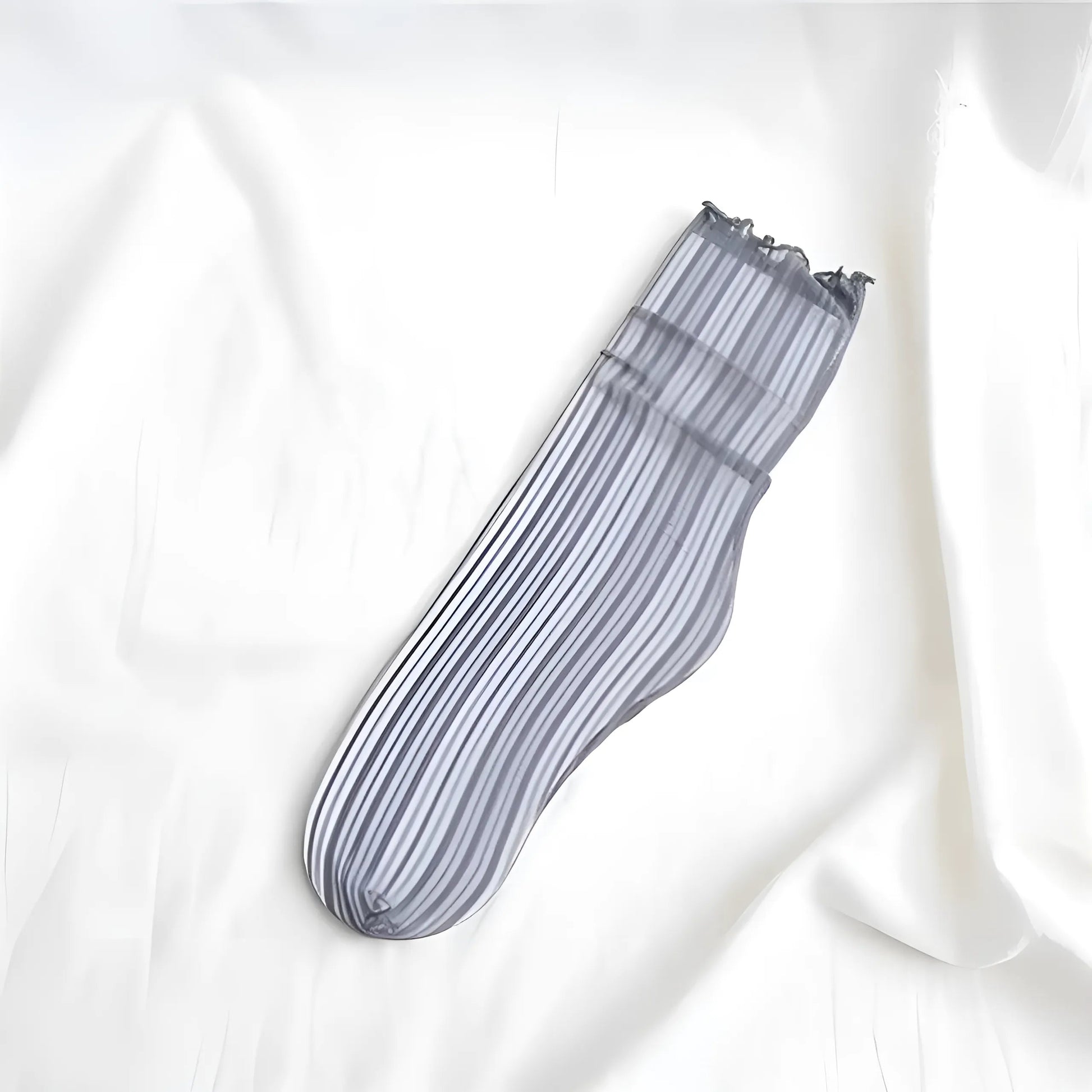 Grey Decorative Ankle Socks