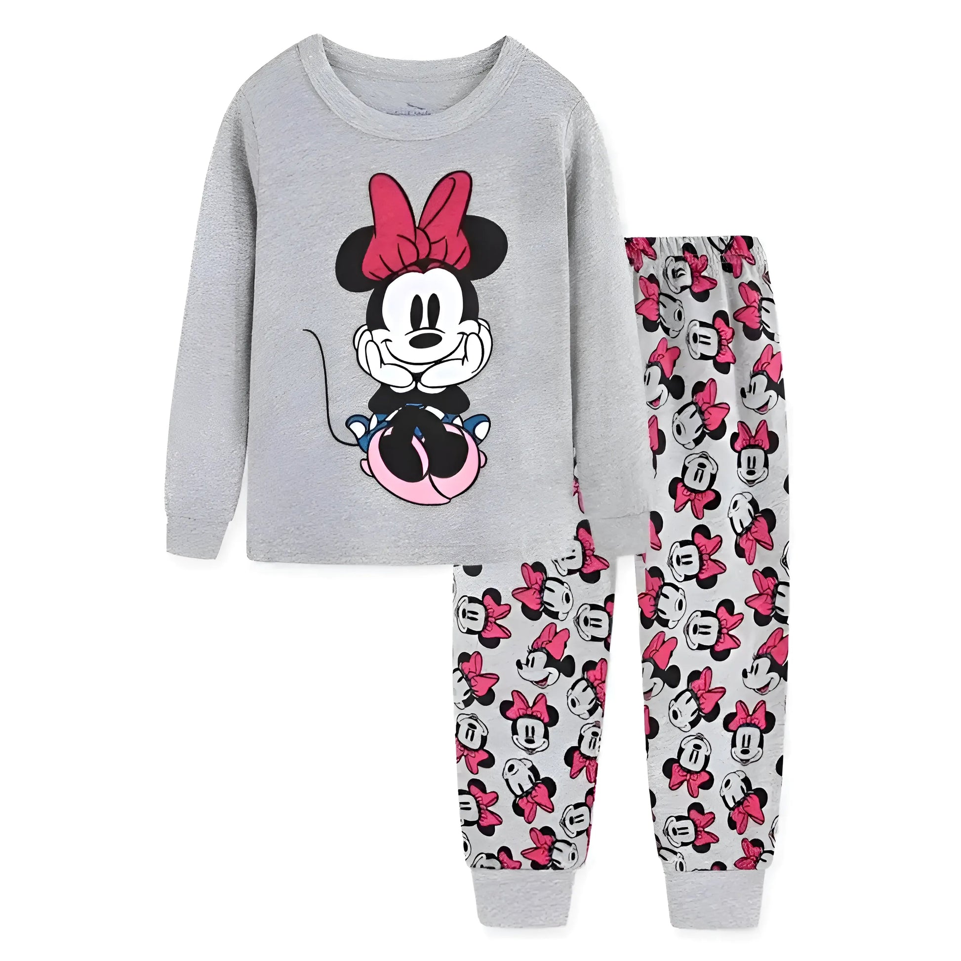 Grey Minnie Mouse Children's Pyjamas