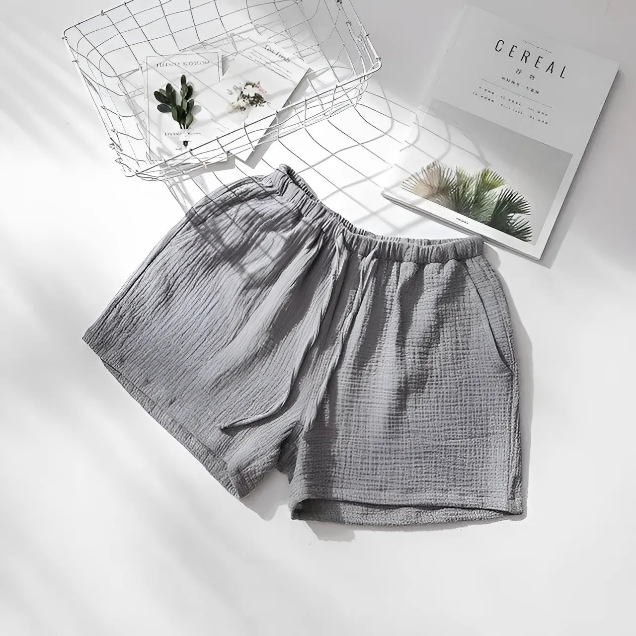 Grey Sleep Shorts