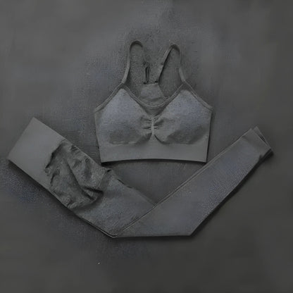 Grey Slim Strap Sports Set