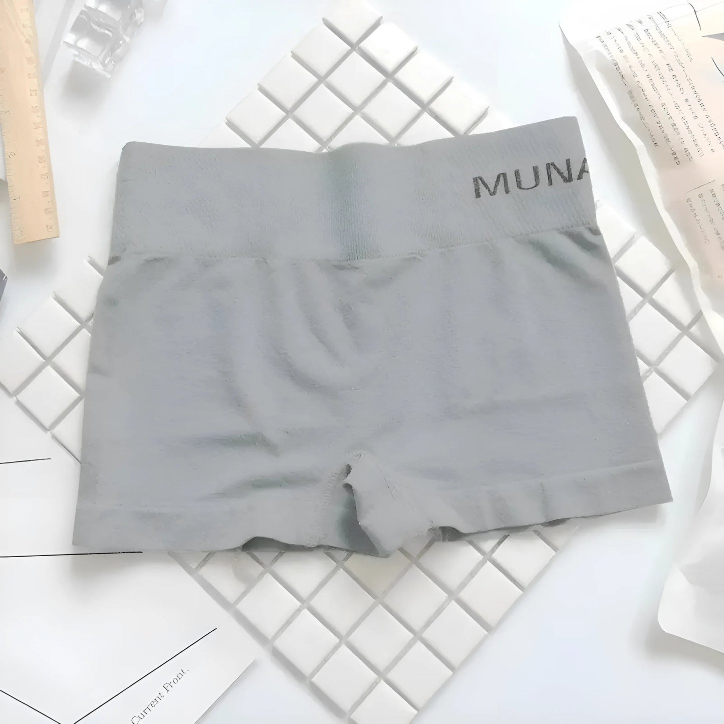 Grey Universal Women's Boxer Shorts