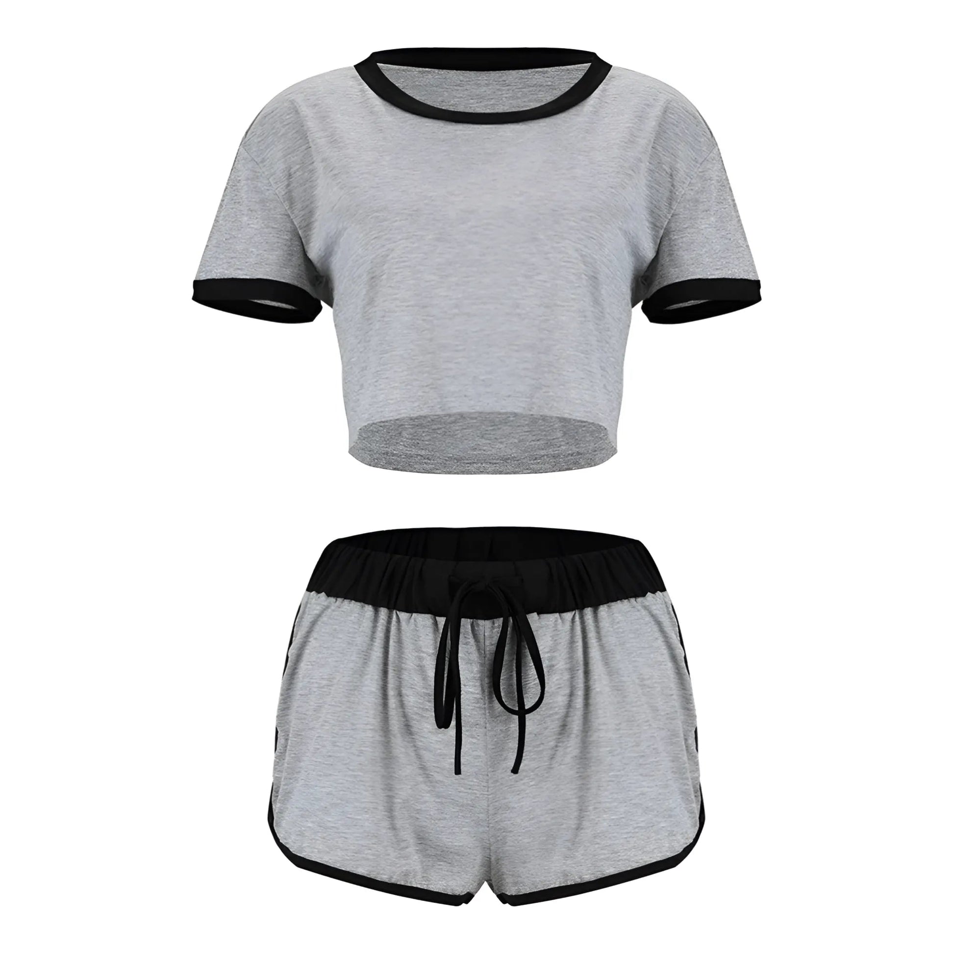 Grey Women's Pyjamas with Loose T-Shirt