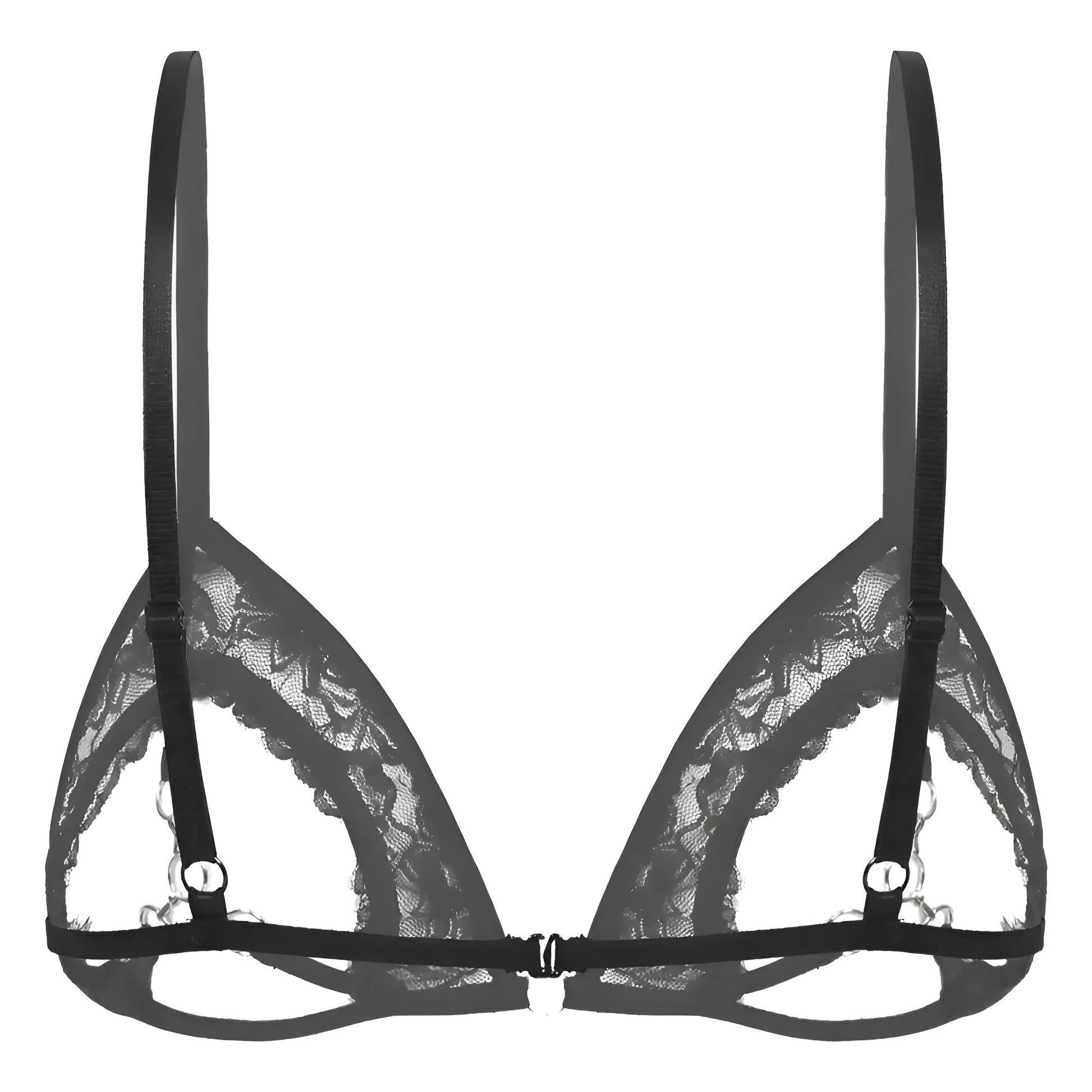  Lace Bra with Cut-Out Detail
