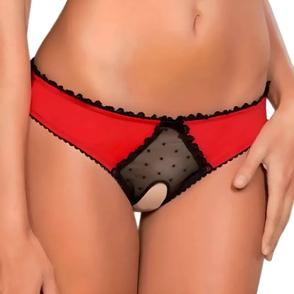  Lace Briefs with Cut-Out Detail