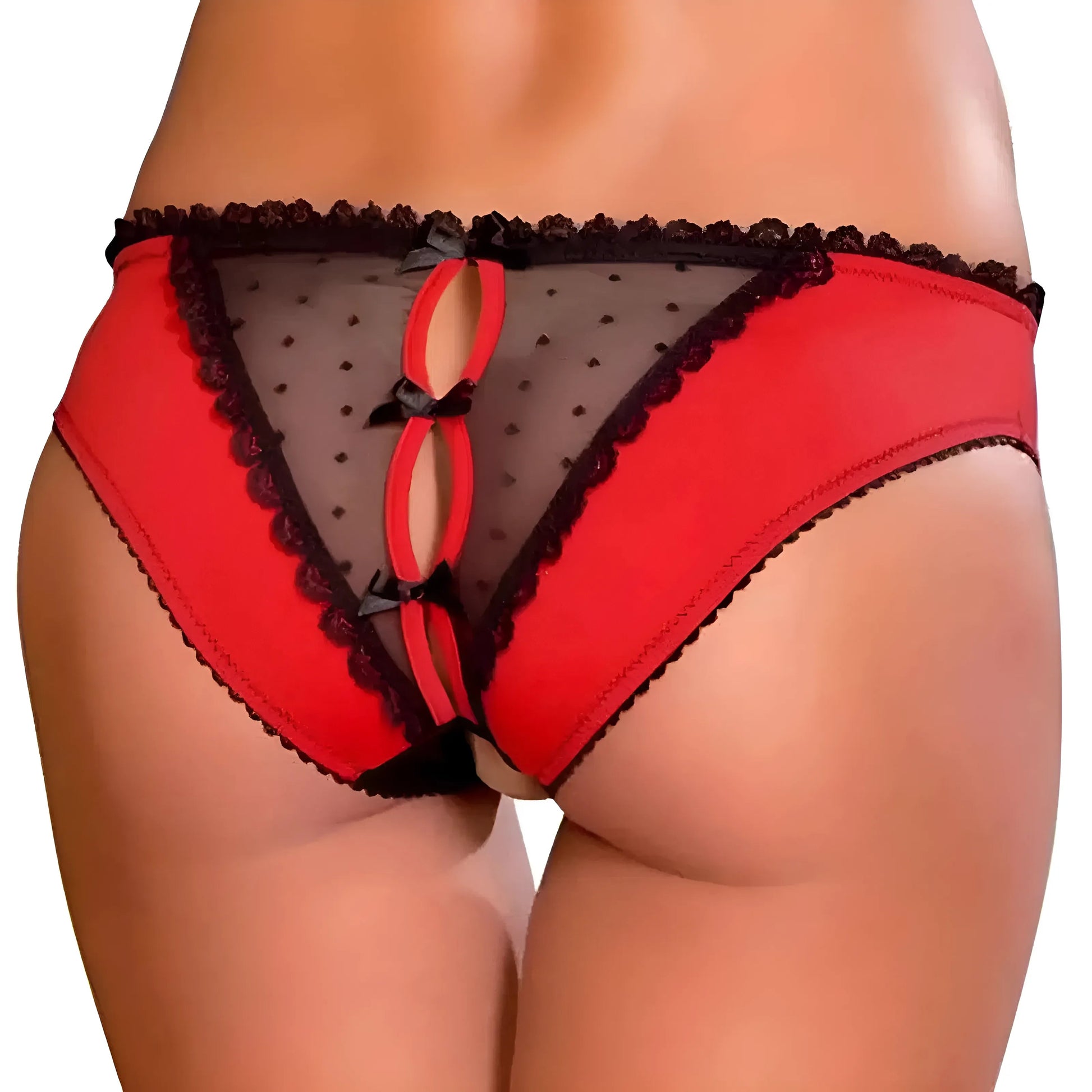  Lace Briefs with Cut-Out Detail