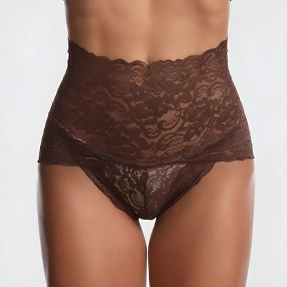  Lace High-Waisted Knickers