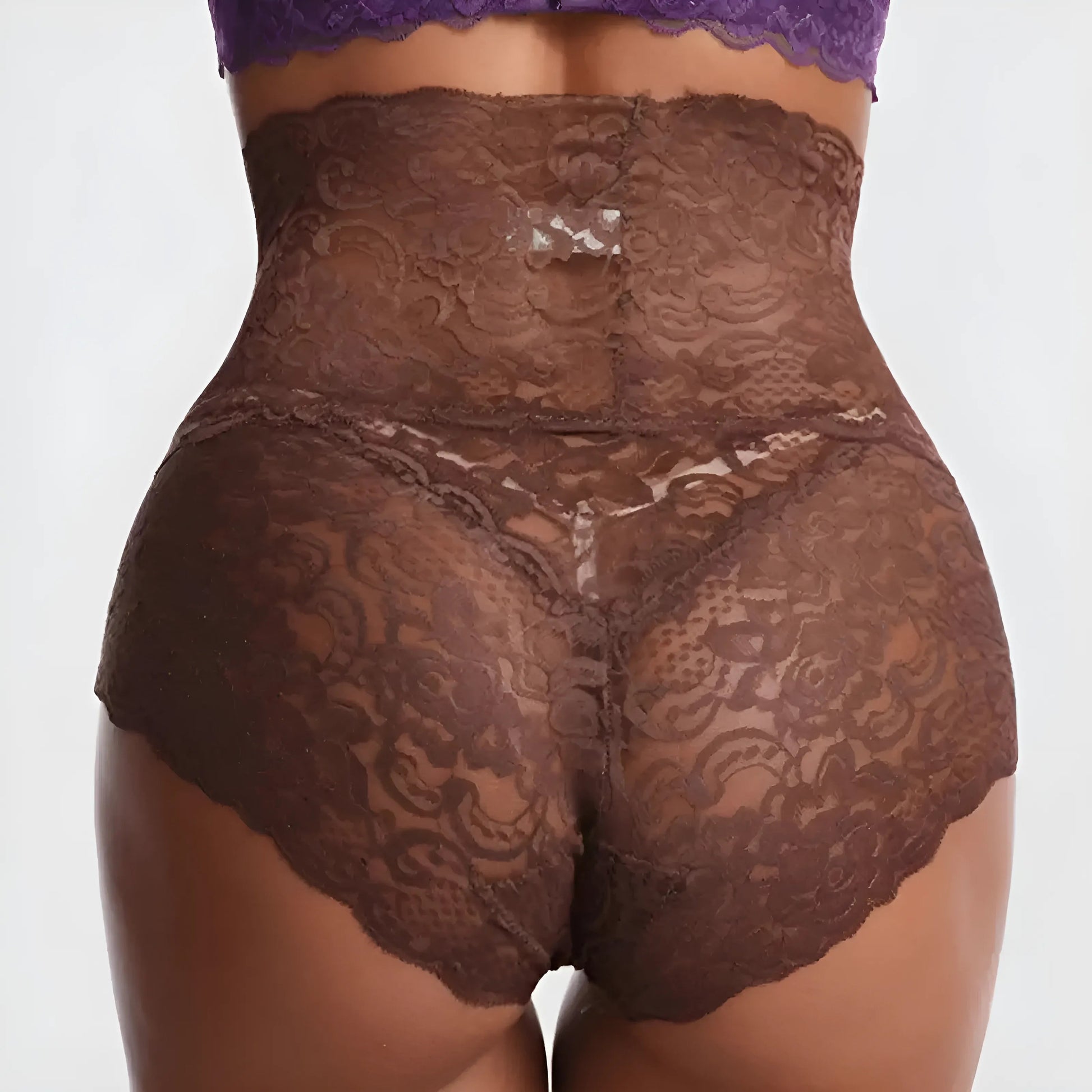  Lace High-Waisted Knickers