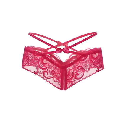  Lace Knickers with Decorative Straps