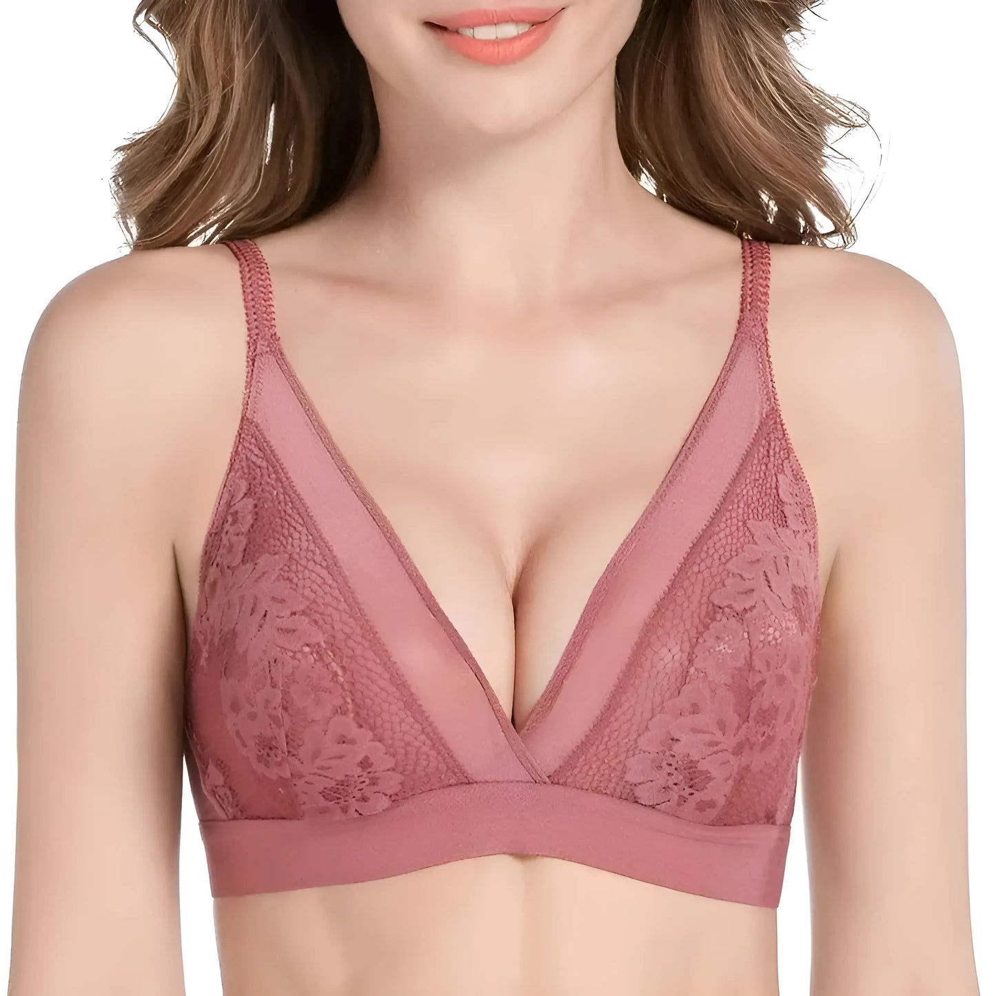  Lace Triangle Cup Bra