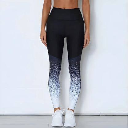  Legginsy sportowe z efektem ombre