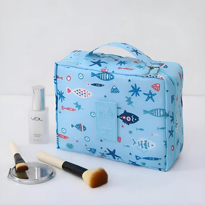 Light Blue Multi-Functional Cosmetic Case - Vanity Box