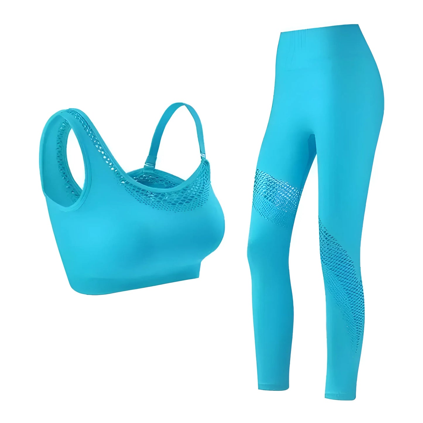 Light Blue Slim Strap Sports Set