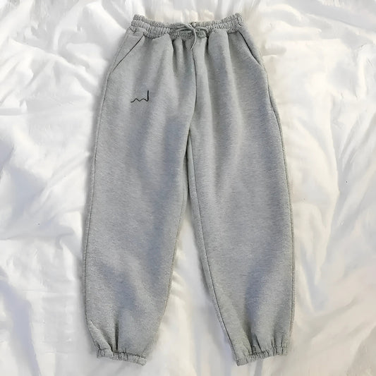 Light Grey Simple Sweatpants