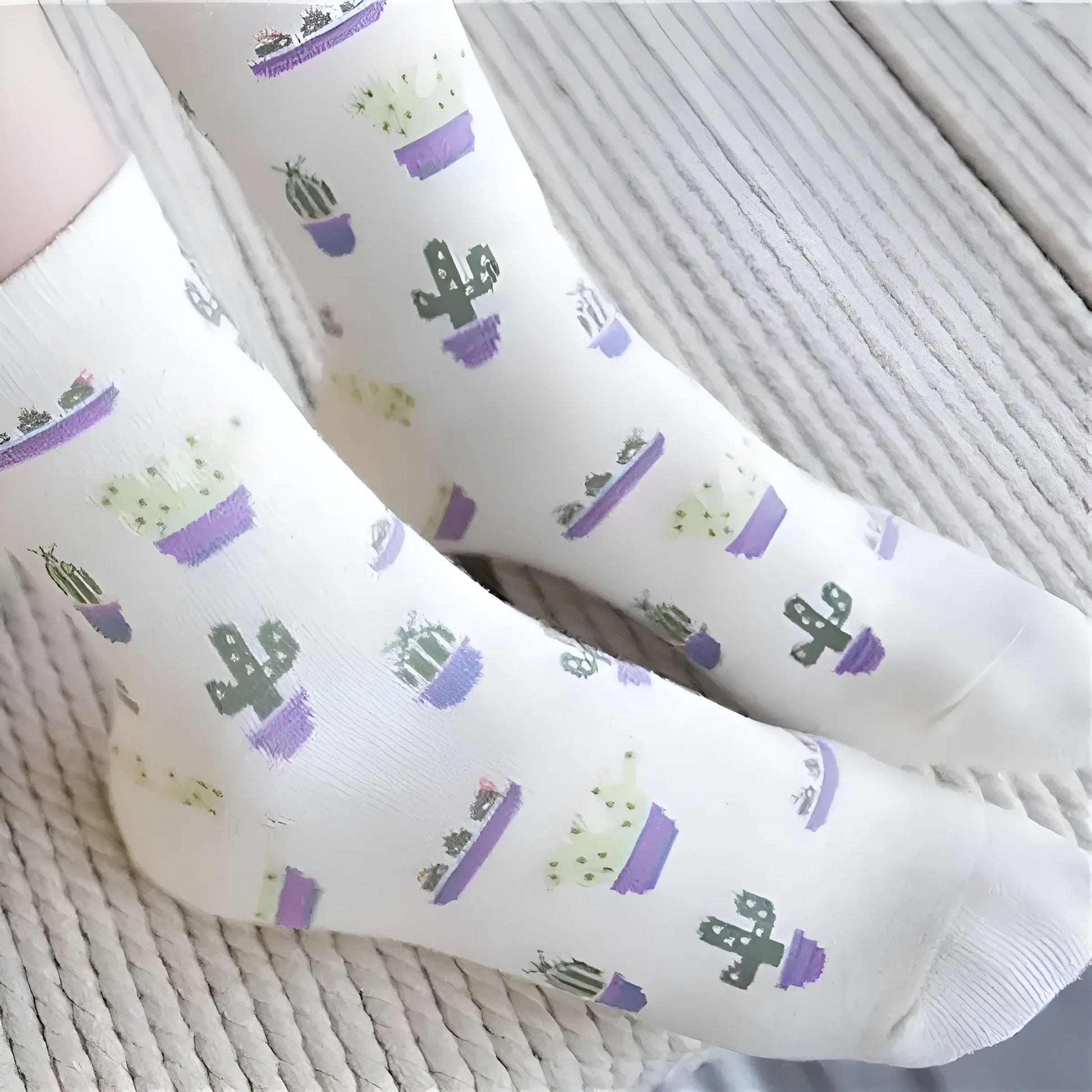  Long Cactus Socks