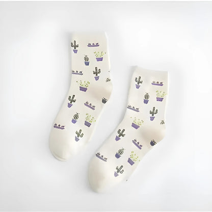  Long Cactus Socks