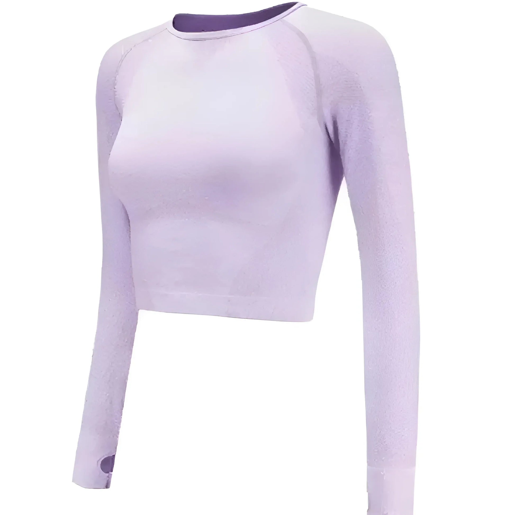  Long Sleeve Sports Top with Thumb Hole