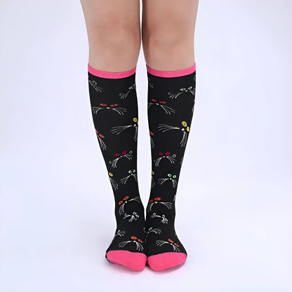  Long Socks in Colourful Patterns