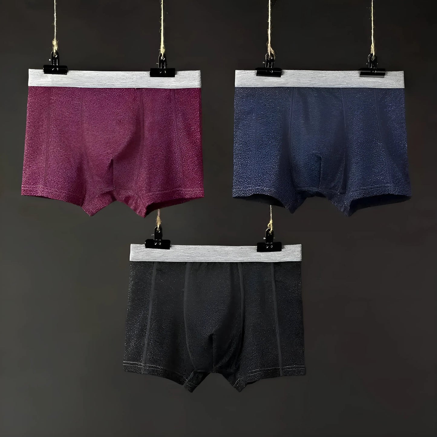  Men's Cotton Boxer Shorts