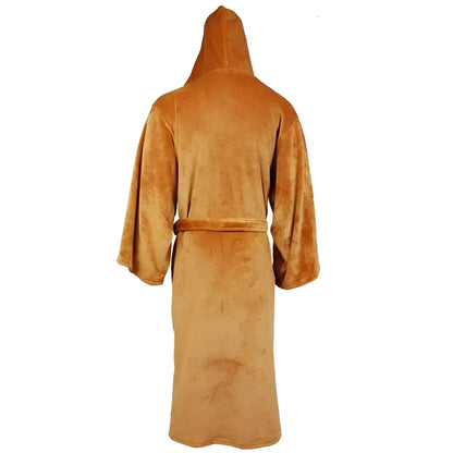  Men's Hooded Bathrobe