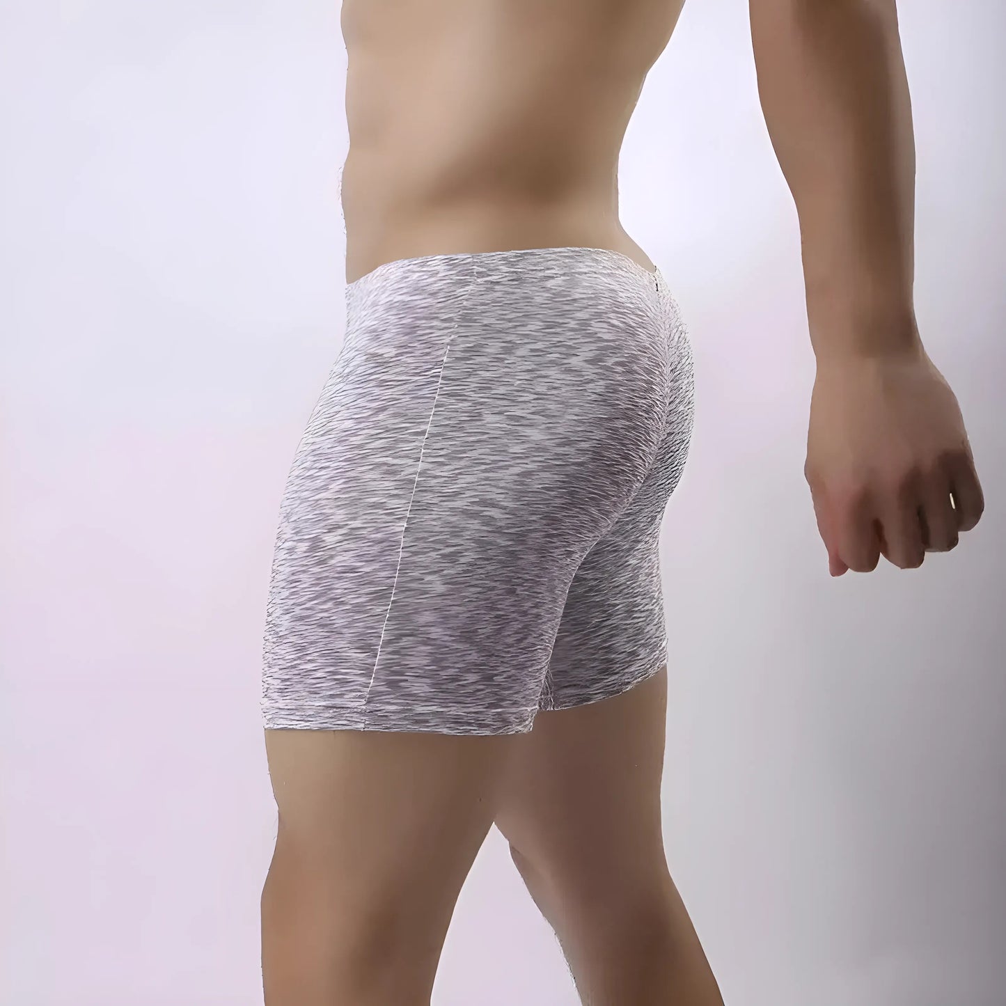  Men's Long Breathable Boxer Shorts