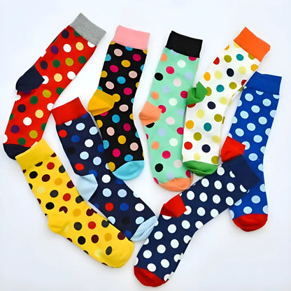  Men's Polka Dot Socks