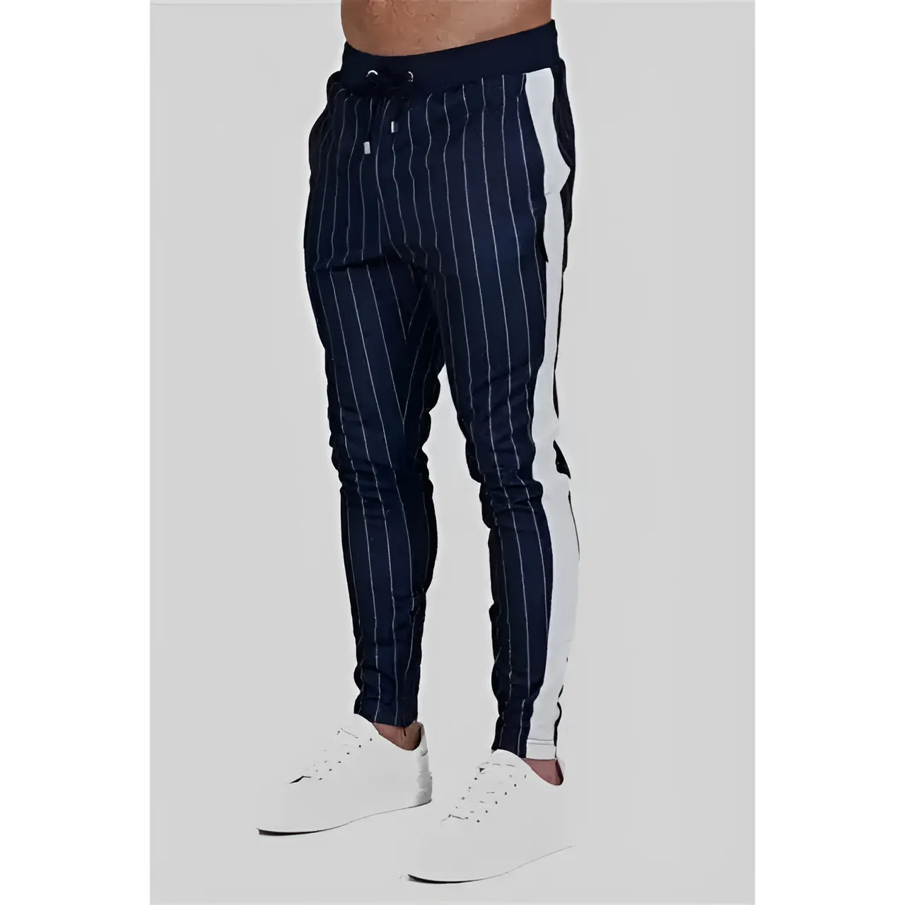  Men's Striped Tracksuit Set