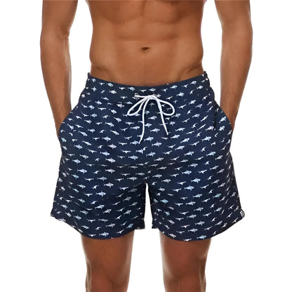  Men's Swim Shorts with Colourful Print