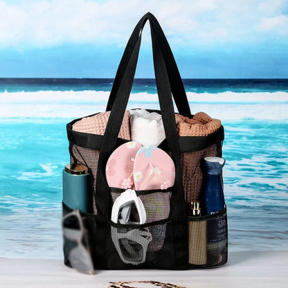 Mesh beach bag - brak