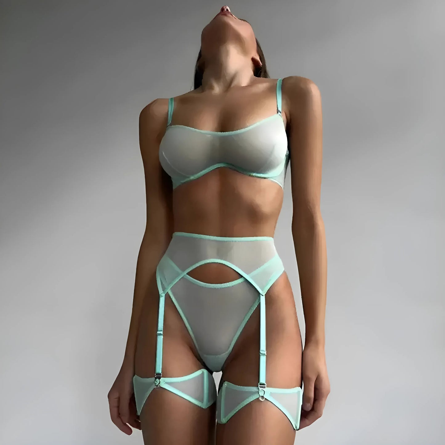  Mesh lingerie set