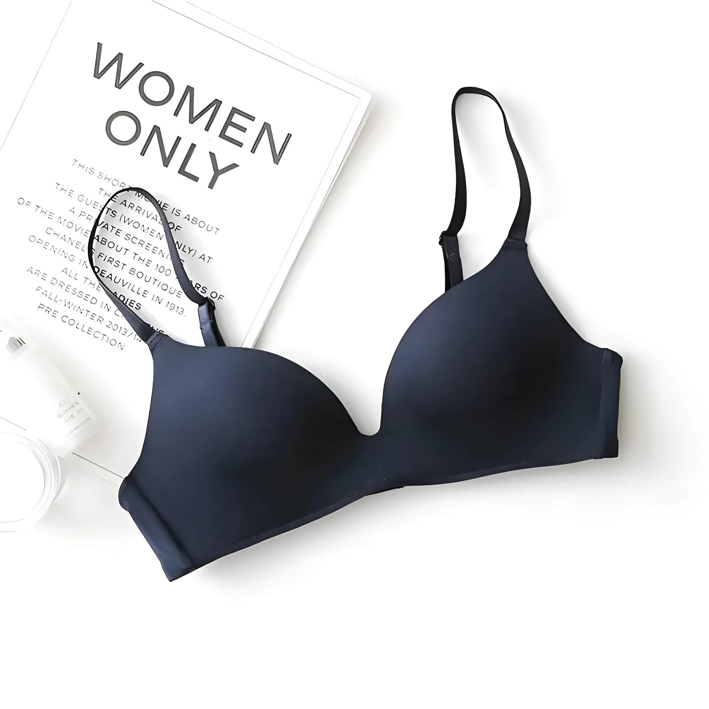 Navy Classic Seamless Bra