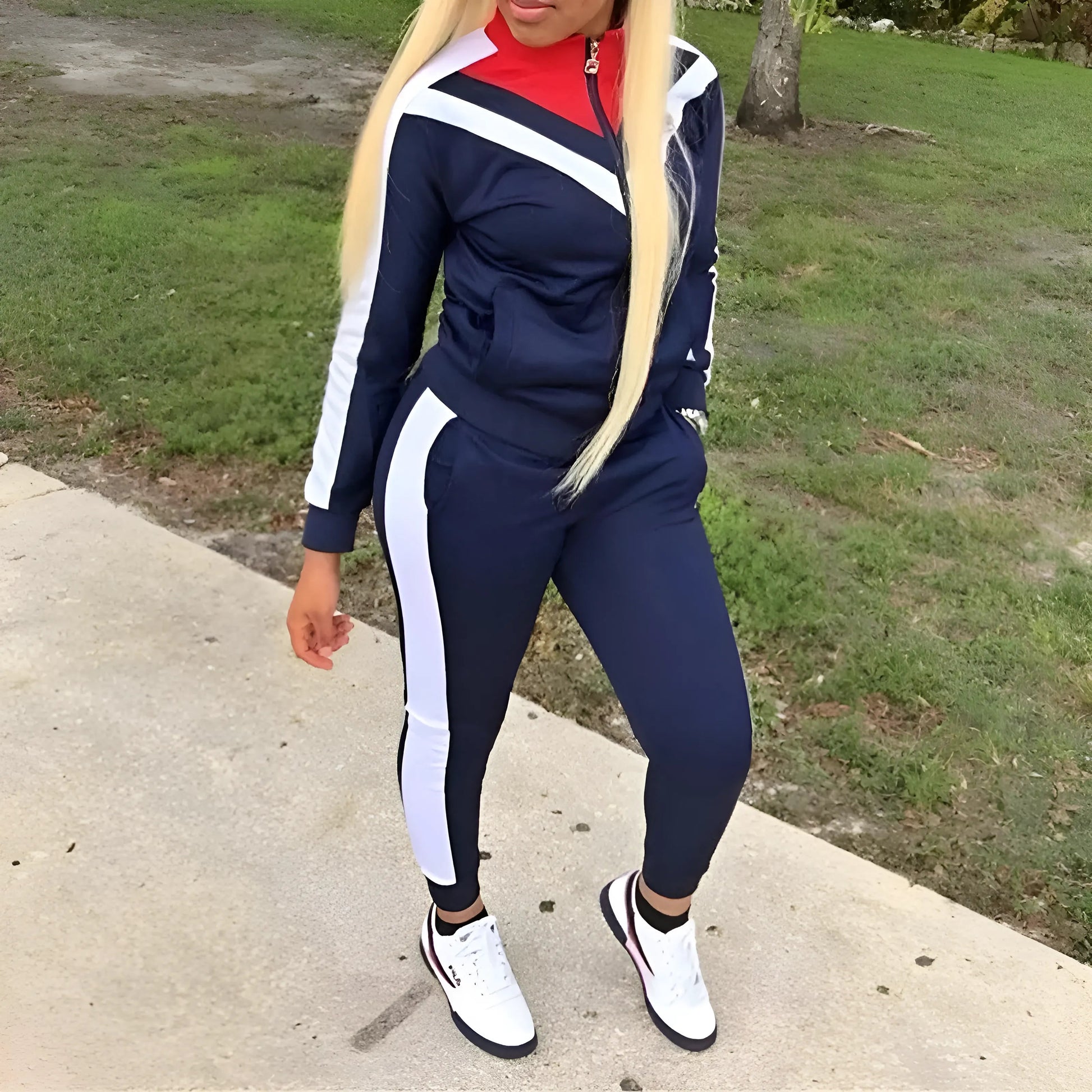 Navy Classic Tracksuit Set