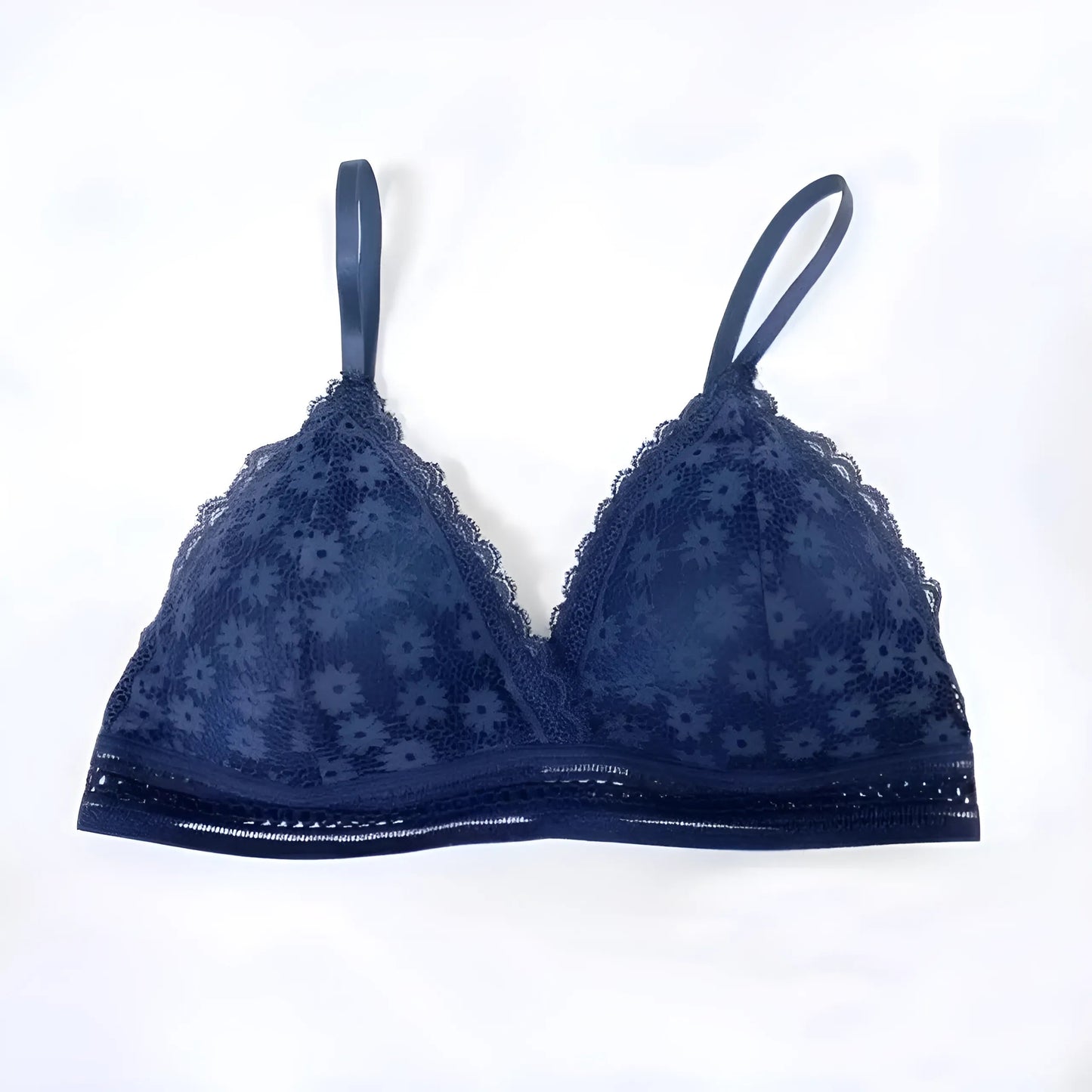 Navy Lace Bralette