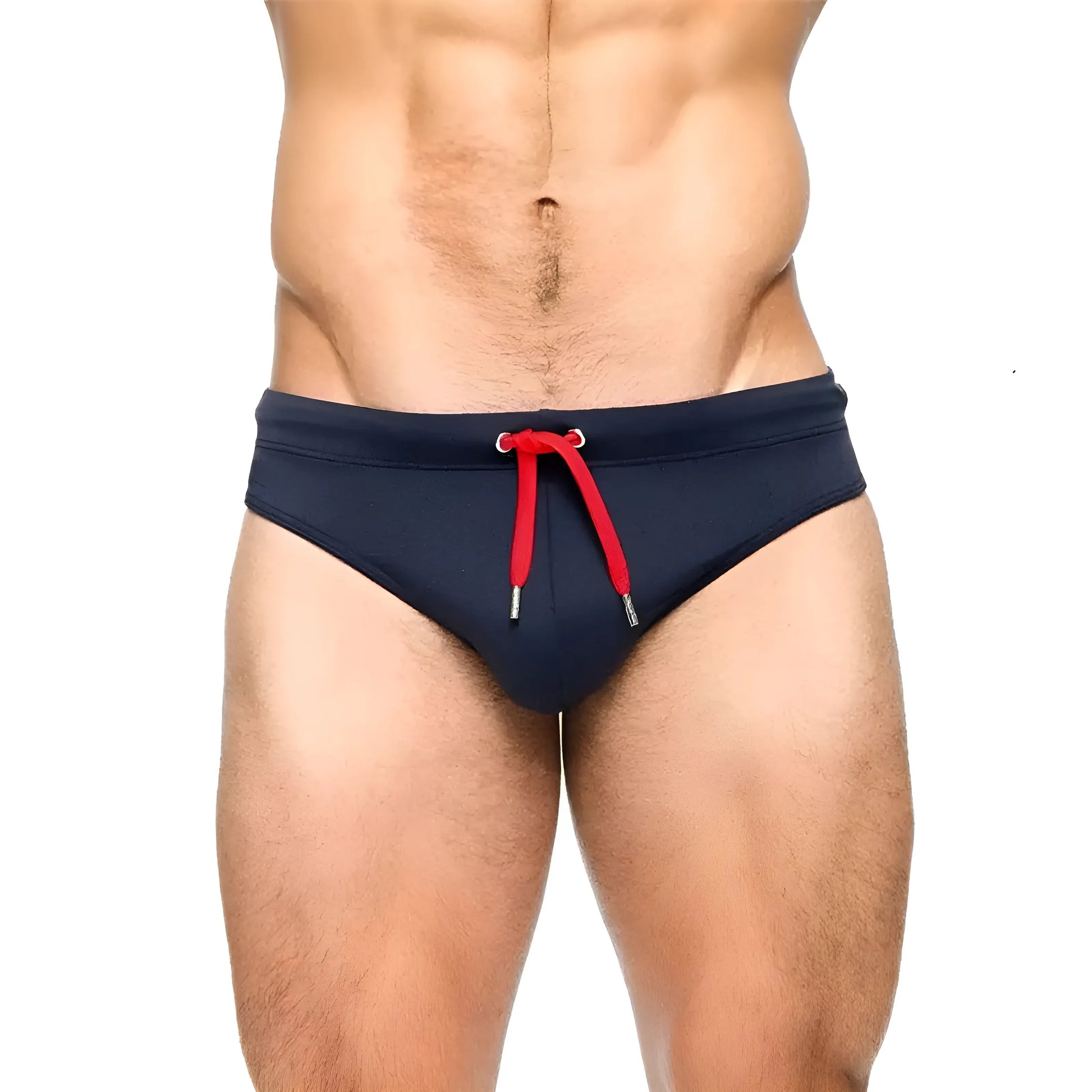 Navy Men's Push-Up Swim Shorts