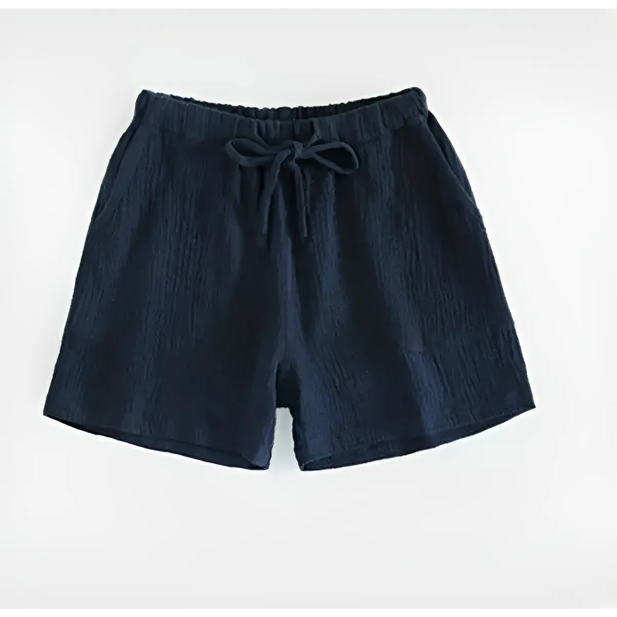 Navy Tied Sleep Shorts