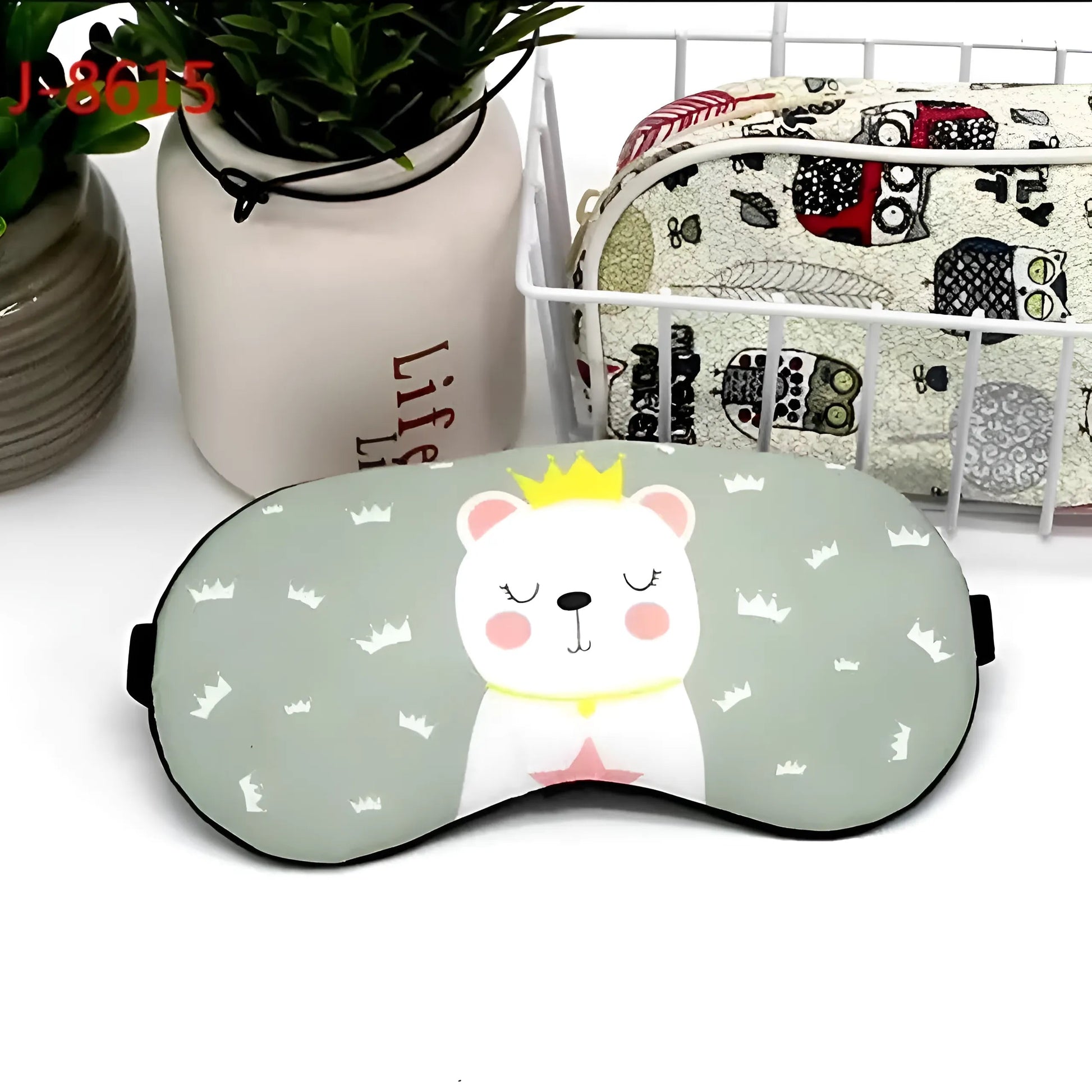 Olive Cat Eye Sleep Mask