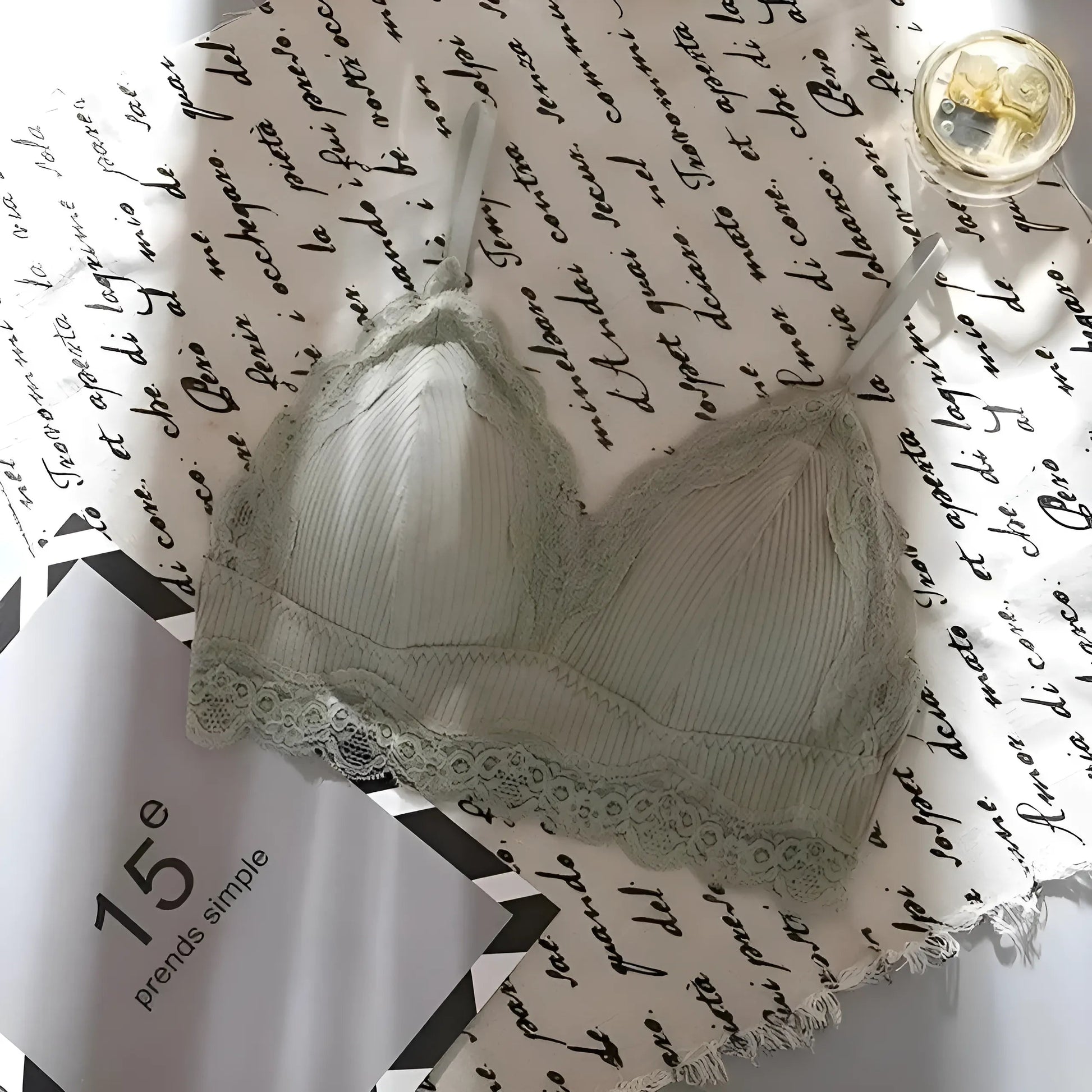 Olive Lace Bralette Bra