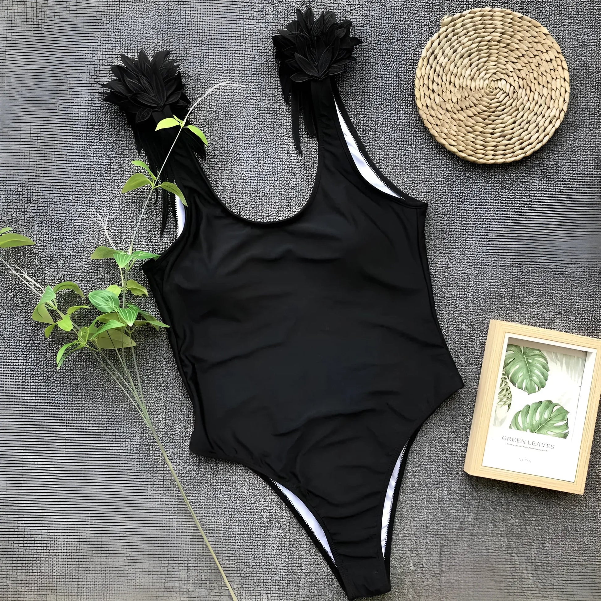  One-Piece Swimsuit with Wings