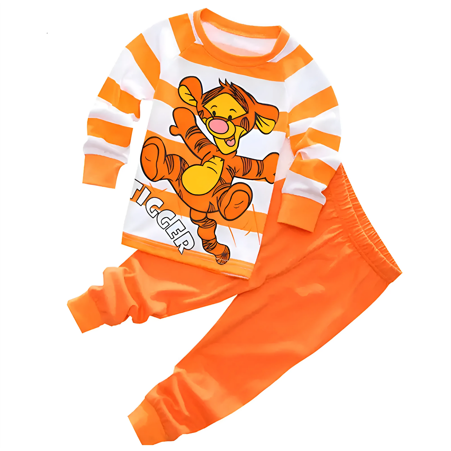 Orange Children's Pyjamas with Fairy Tale Motif