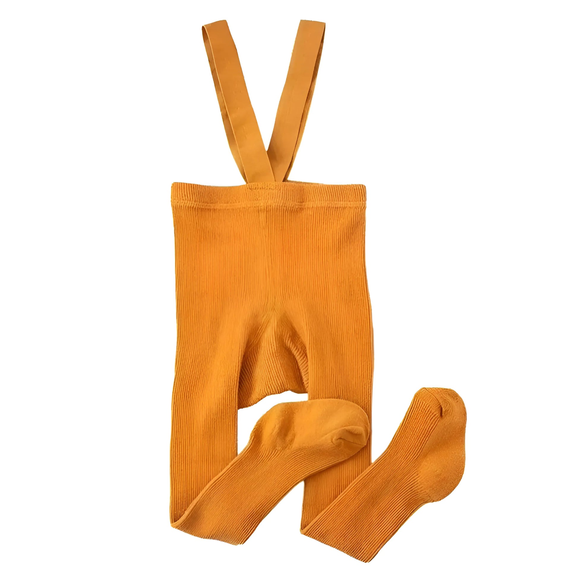 Orange Children's Suspender Tights