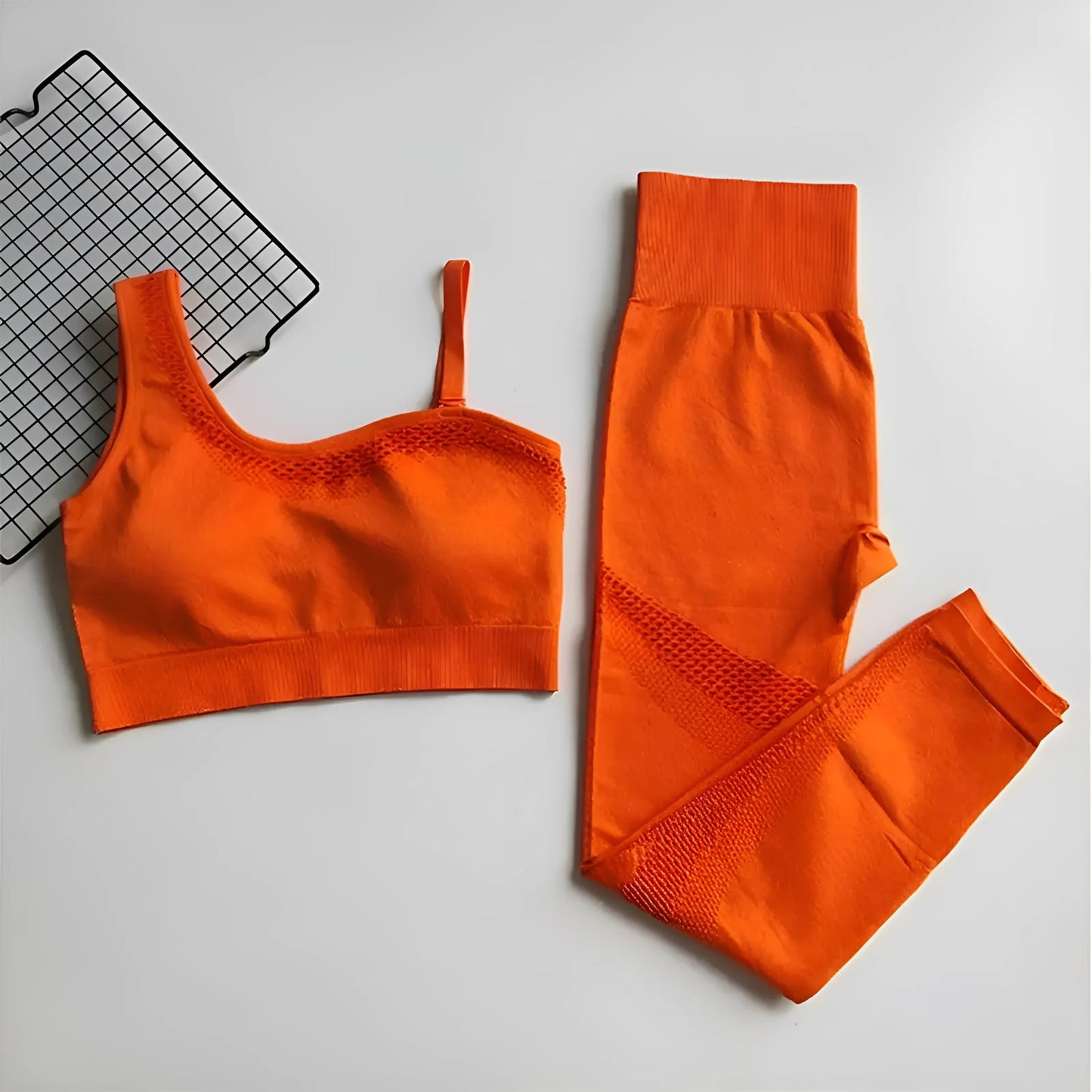 Orange Slim Strap Sports Set